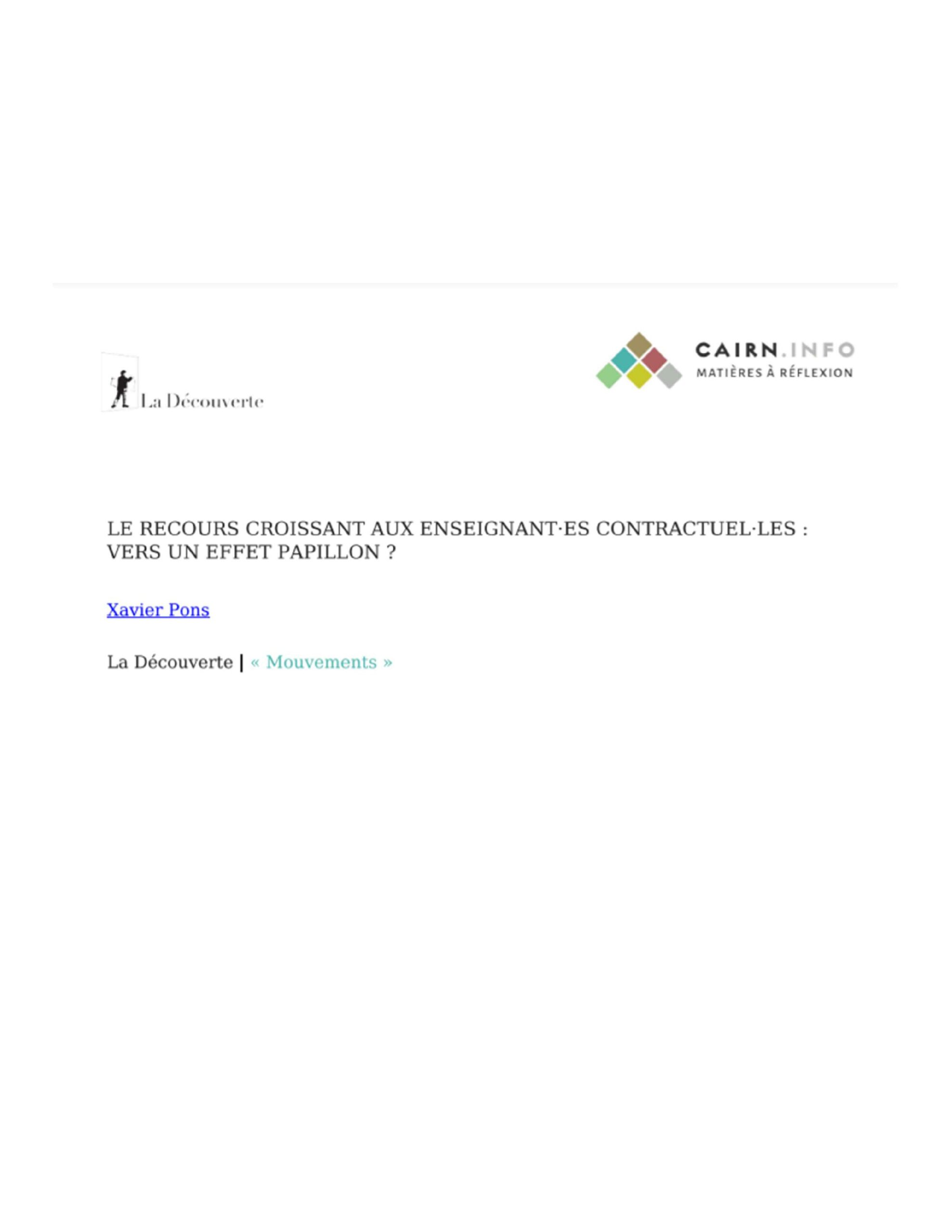Image publication Pons
